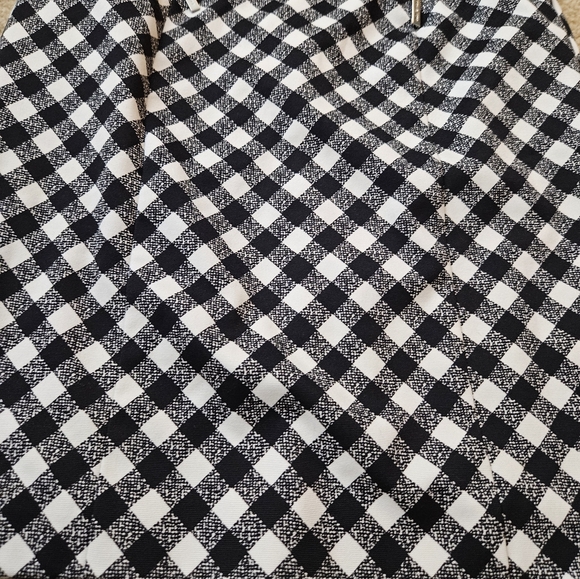 MICHAEL Michael Kors Black and White Checkered Women's Skirt Size 6 Six - Picture 3 of 16